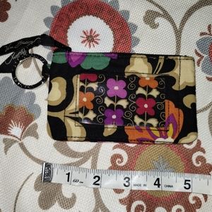 Vera Bradley floral ID wallet